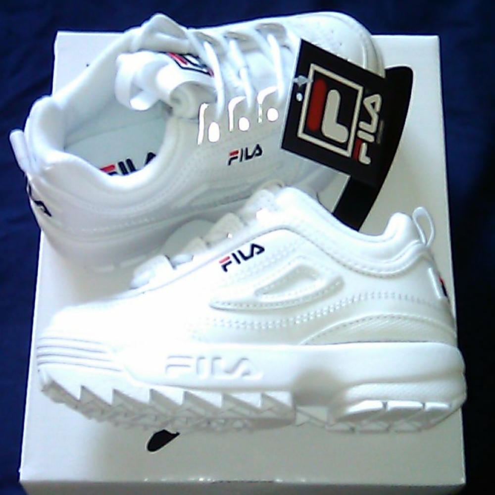 Infant's White FILA Shoes